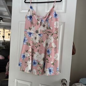 Xhilaration Pink Floral Dress